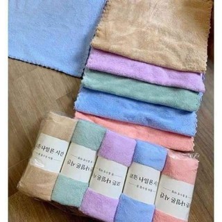 SET 10 KHĂN MẶT TUYẾT HÀN QUỐC SIÊU MỀM MỊN