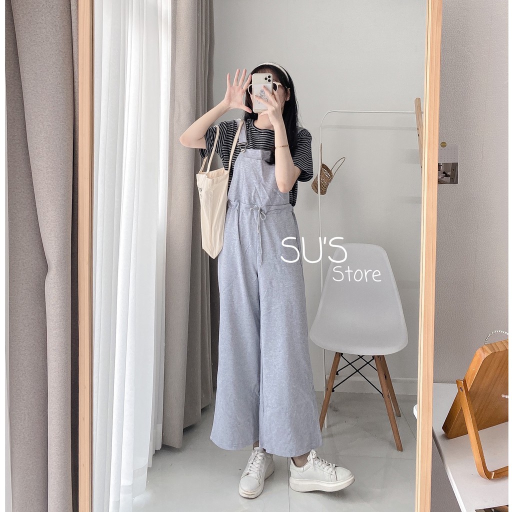 Yếm quần thun culottes túi trước Y59 SUSTORE