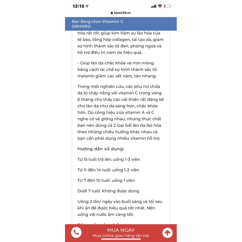 Viên C orihiro | BigBuy360 - bigbuy360.vn