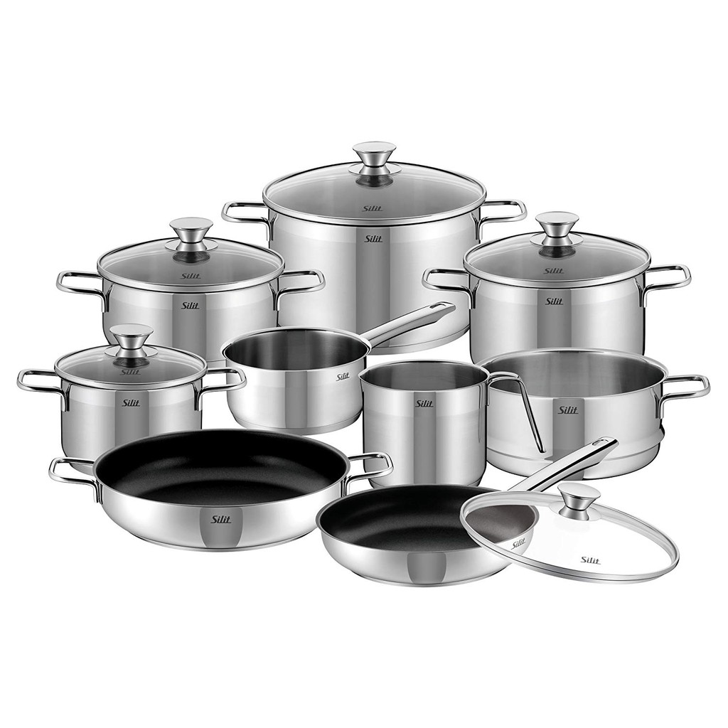 [NHẬP KHẨU ĐỨC] Bộ Nồi Silit Pisa 10 Món