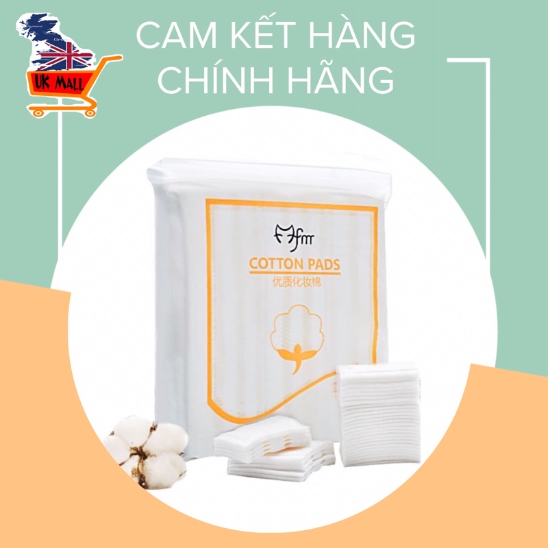 Bông tẩy trang 3 lớp Cotton Pads 222 miếng siêu mịn và an toàn