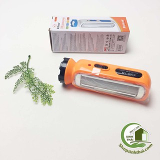 Đèn pin sạc 2 chế độ, đèn pin tích điện siêu sáng 16cm