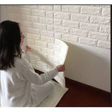 xốp dán giả tường 3d 70x75cm trang trí nhà cửa