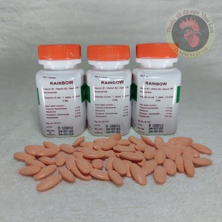 rainbow th{uốc} nuôi gà tơ - 1 hủ - 100 viên
