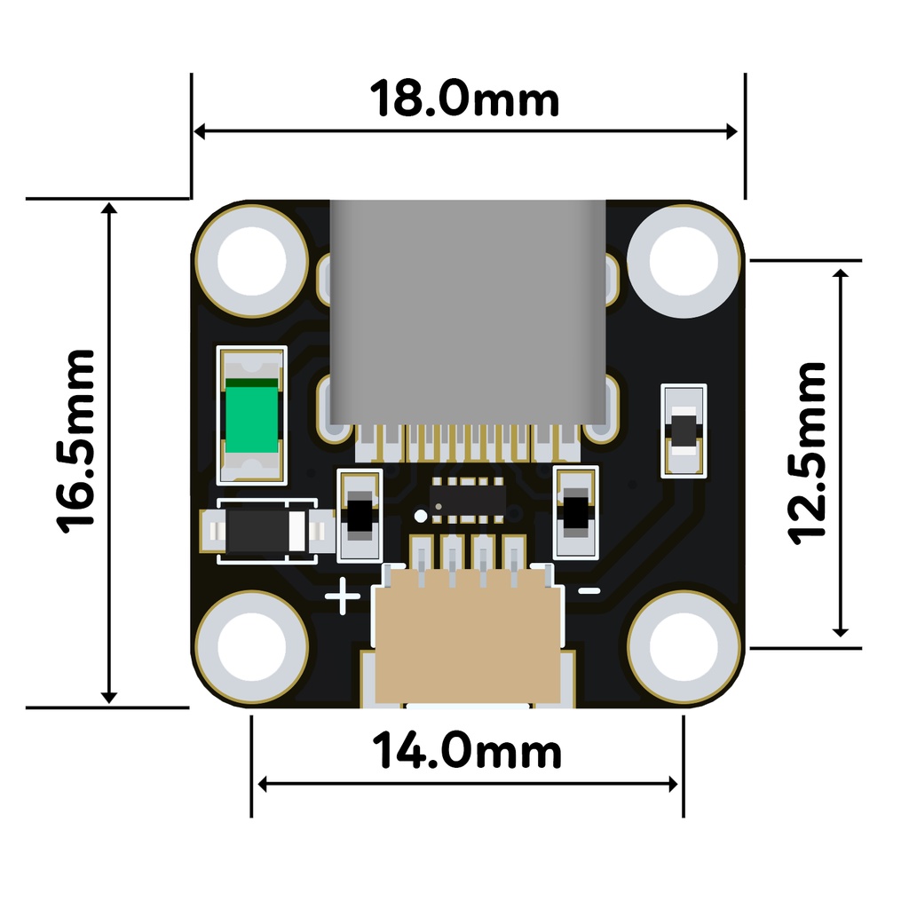 Mạch Daughter Board USB-C cho bàn phím cơ