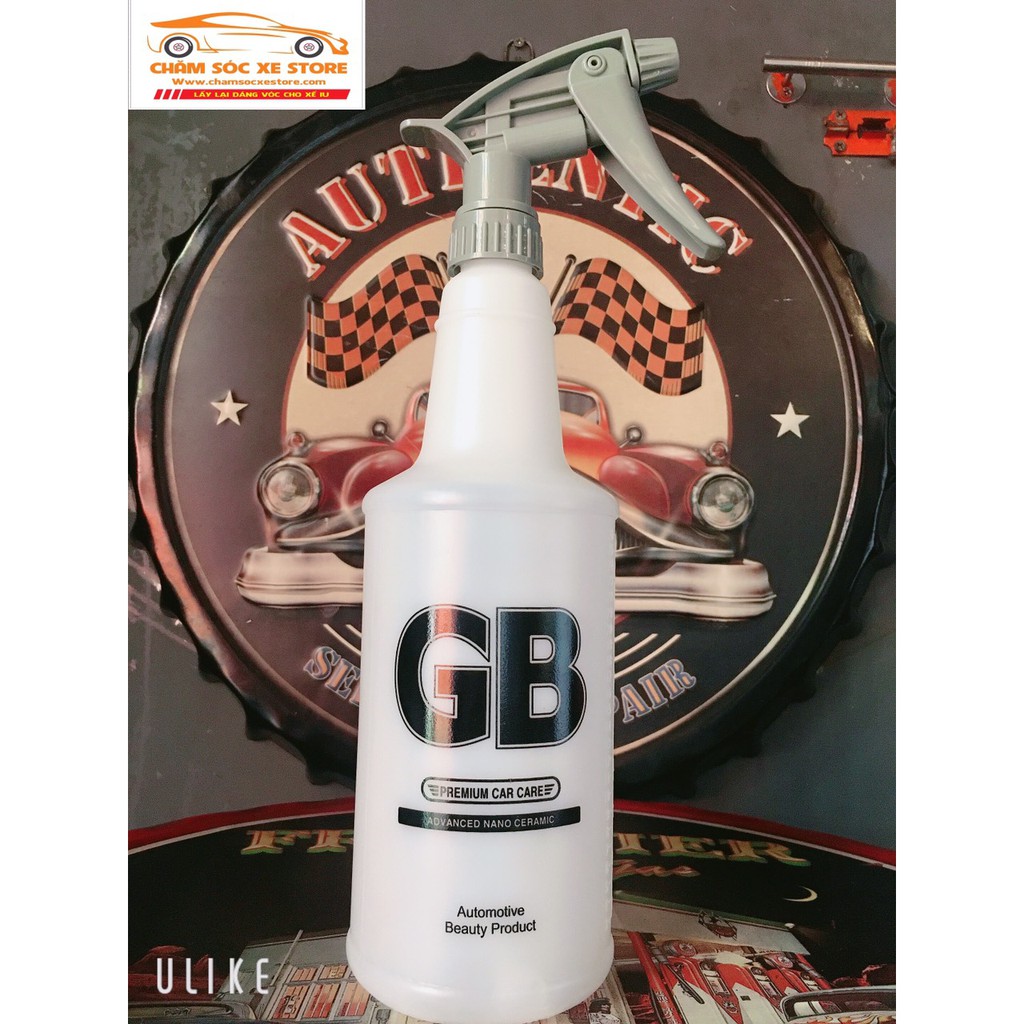 Bình xịt rỗng GB đựng dung dịch kháng hóa chất chuyên dụng 800ml chamsocxestore