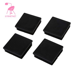 Plastic Square Tubing Tube Insert Blanking End Caps 50mm 2 inch 4 Pcs
