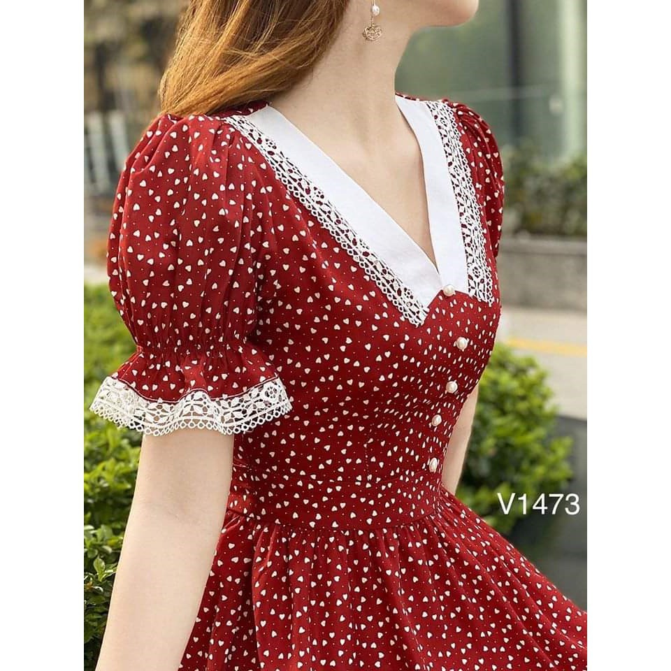 [Mua ngay, kẻo lỡ phần quà giá trị!!! ] Set Đầm mẹ và bé phong cách Vintage siêu xinh