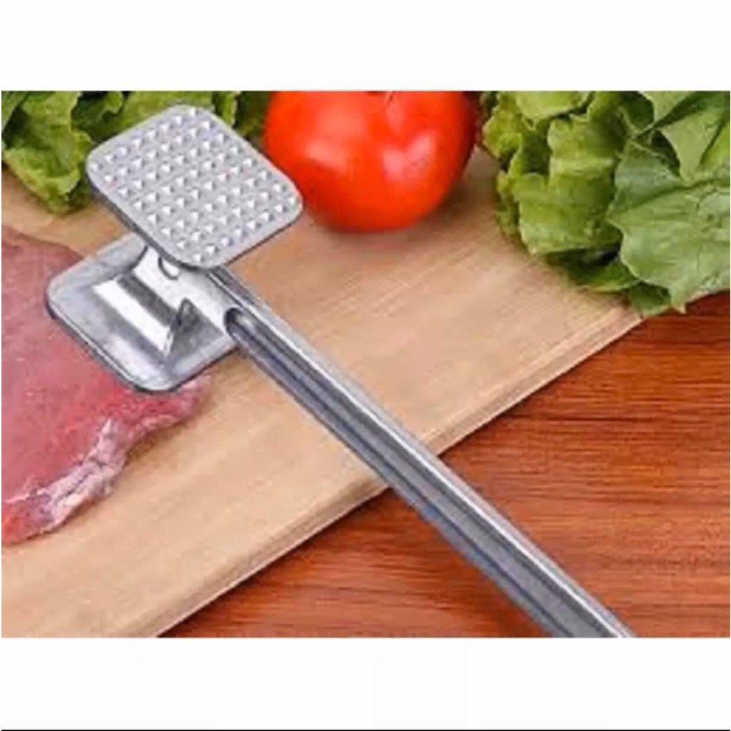 Búa dập thịt, dập tỏi đa năng 2 mặt Loại to