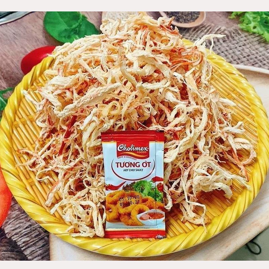 Mực Khô Xé Sợi Hấp Nước Dừa Ngon Hảo Hạng (Hộp 250g) Khô Mực Xé Sợi Đặc Sản Nha Trang - Đồ ăn vặt - Bếp mẹ Moon | BigBuy360 - bigbuy360.vn