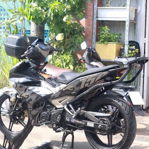 Baga Givi HRV Exciter 150/ Y15ZR chính hãng cho xe chịu lực cao bao gồm đế gắn thùng