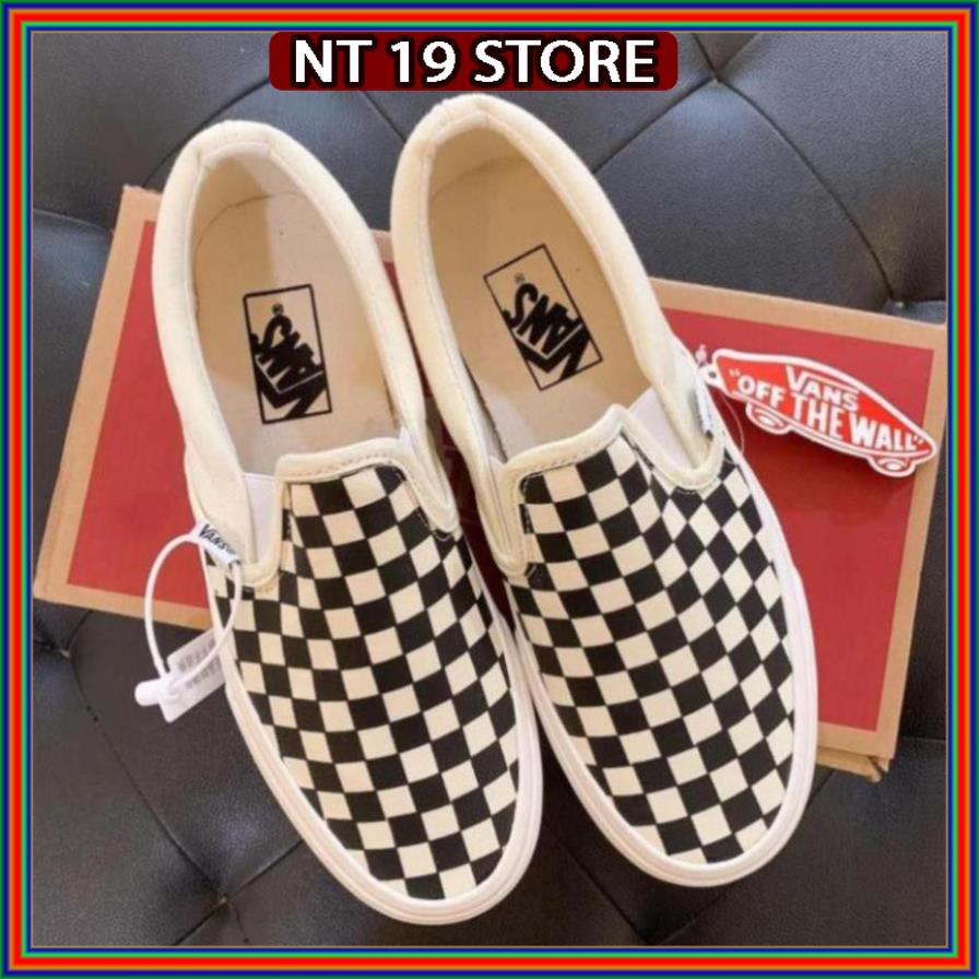 Giày caro nam nữ buộc dây , Giày thể thao sneaker vans lười có dây buộc hottrend 2022 full box bill