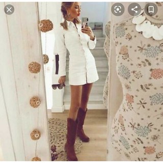 Váy jeans trắng Zara auth newtag