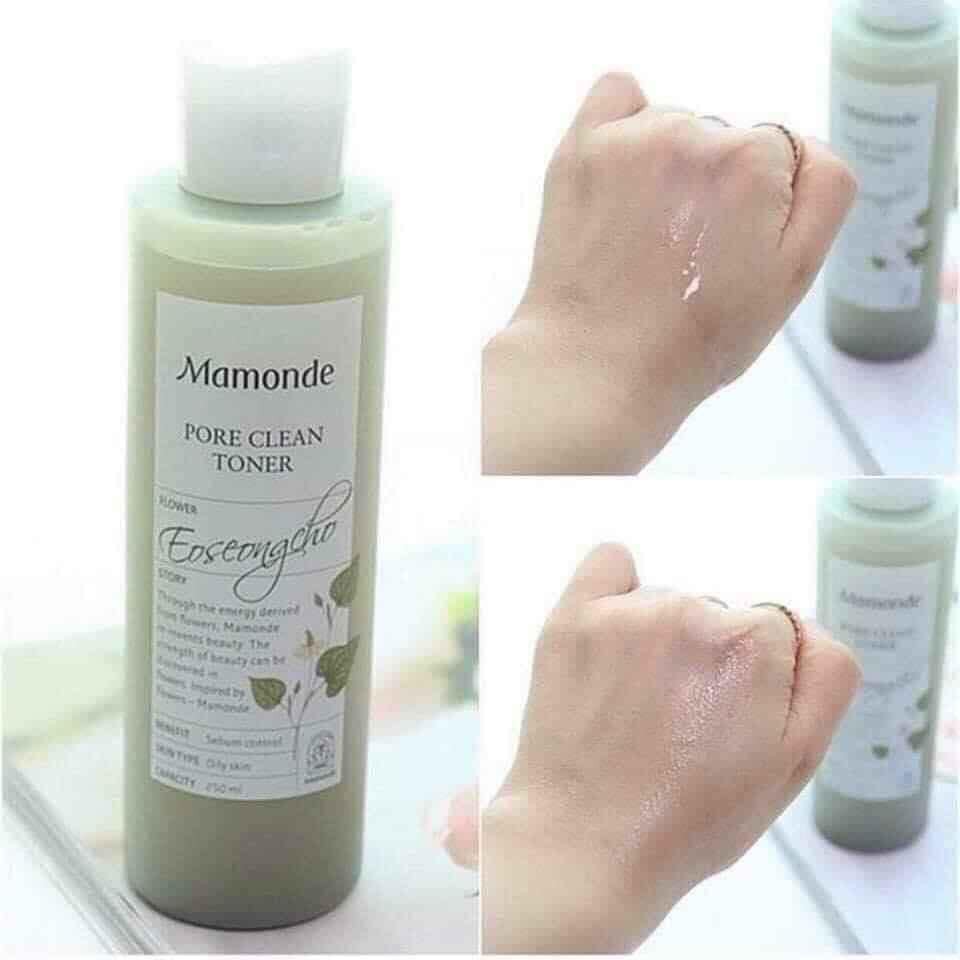 Toner Nước hoa hồng Mamonde rau diếp cá | da nhạy cảm Cấp Ẩm,Dịu Da,Thu Nhỏ Lỗ Chân Lông