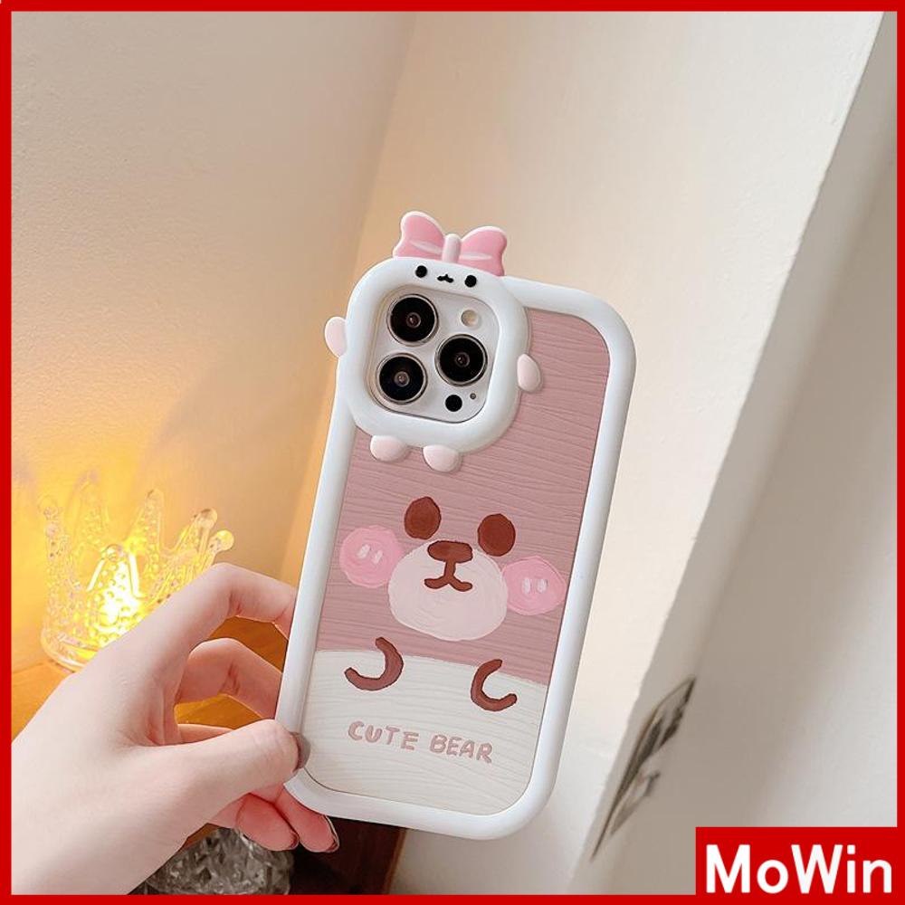 Ốp điện thoại silicon mềm mịn túi khí in gấu thích hợp cho iPhone 11 Pro Max 13 Pro Max 12 Pro Max 7Plus xr XS Max