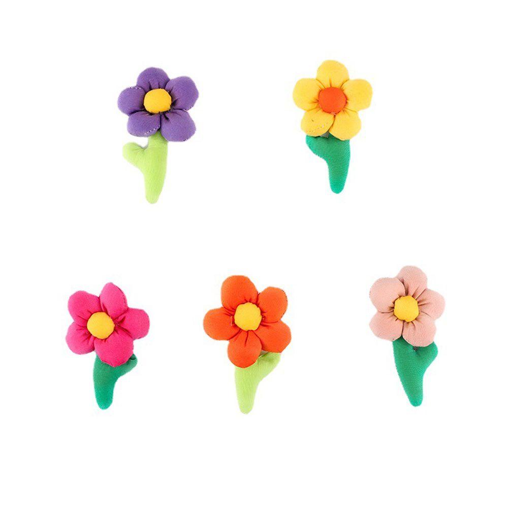 Kẹp Tóc Vải Cotton Màu Kẹo Ngọt Dễ Thương Cho Bé Gái