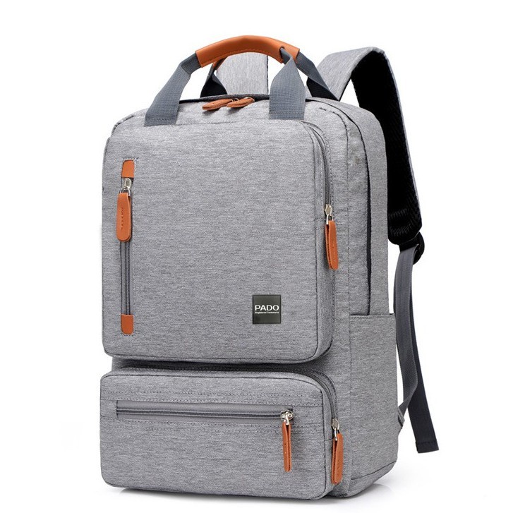 Balo Ulzzang , balo laptop túi hộp thời trang Hàn Quốc PADO chứa được laptop 15.6inch