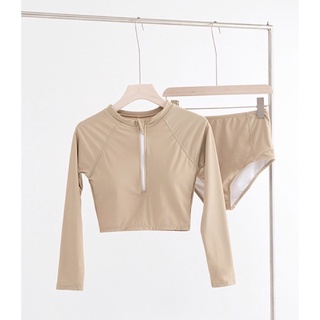 Bikini 2 mảnh dài tay cạp cao