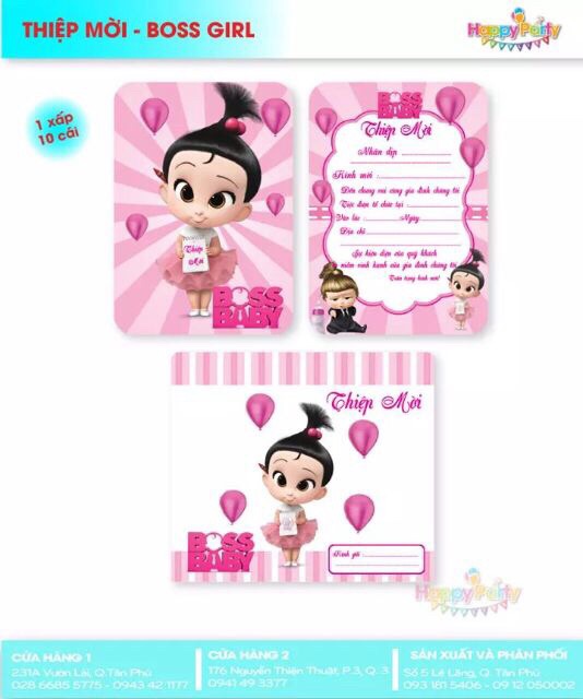 Thiệp sinh nhật cho bé gái