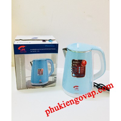 Bình đun nước siêu tốc JIPLAI TL518 2lít vỏ ngoài bằng nhụa