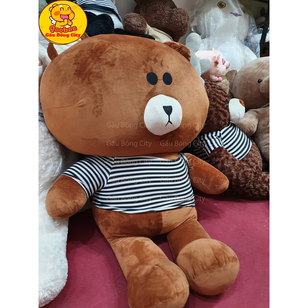 [Ảnh thật chiều cao thực 133cm] Gấu Bông Brown - Thú nhồi bông