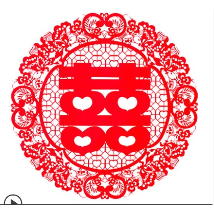 Chữ Hỷ dán kính xe dán kiếng