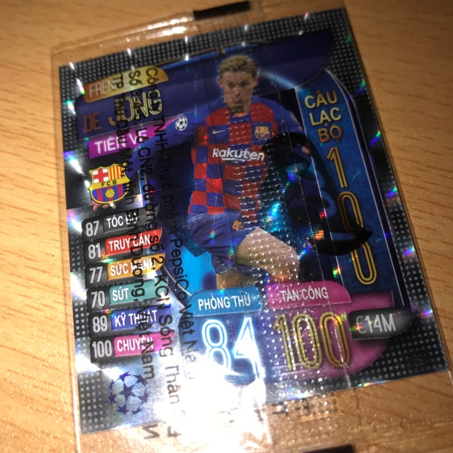 Thẻ poca de jong 2020
