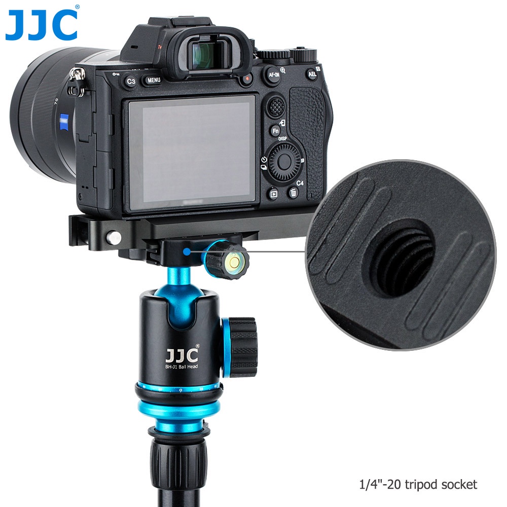 Đế mở rộng JJC GP-X1EM Arca Swiss ren 1/4&quot;-20 cho Sony A7R5 A7M4 A7R4 A7S3 A7M3 A7M2 A7R3 A7R2 A7S2 A1 A9 II a7 IV