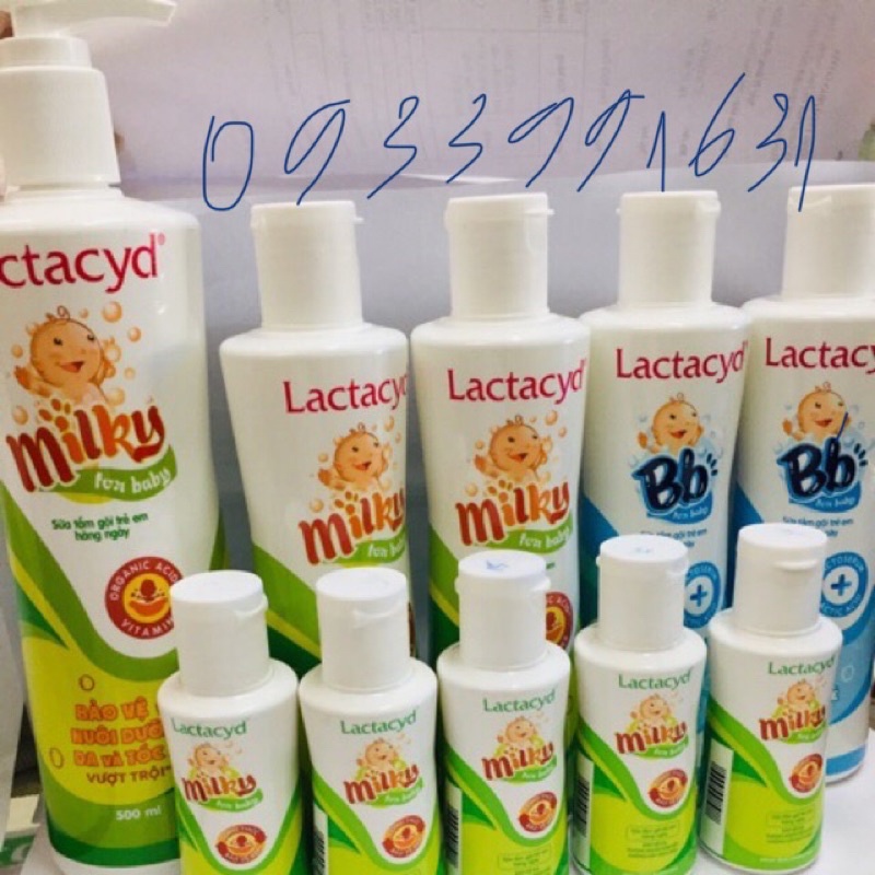 Sữa tắm gội Lactacyd Milky