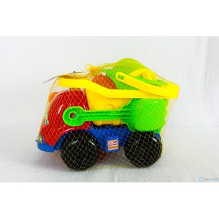 đồ chơi xe oto xúc cát biển vận động cho bé