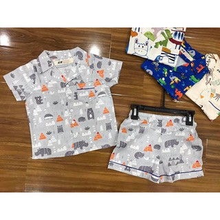 Pijama thô lụa bé trai(9_14Y)
