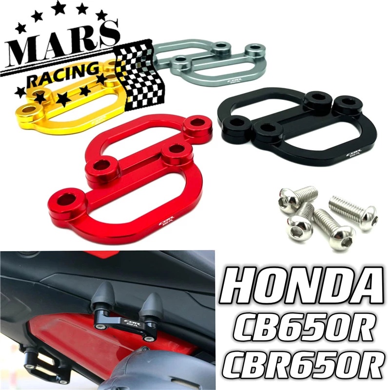 Đối với HONDA CB650R CBR650R mới 2019 2020 2021 2022 Phụ kiện xe máy Đã sửa đổi Giá để chân phía sau Bàn đạp Loại bỏ Nắp trang trí Chân đỡ Giá đỡ