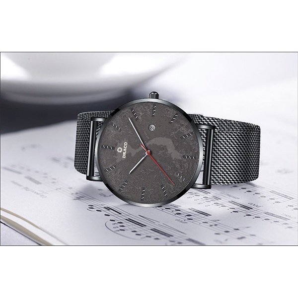 Đồng hồ nam Draco D22-ST03 &quot;Vietnamese Boy&quot; ĐEN - thời trang nam