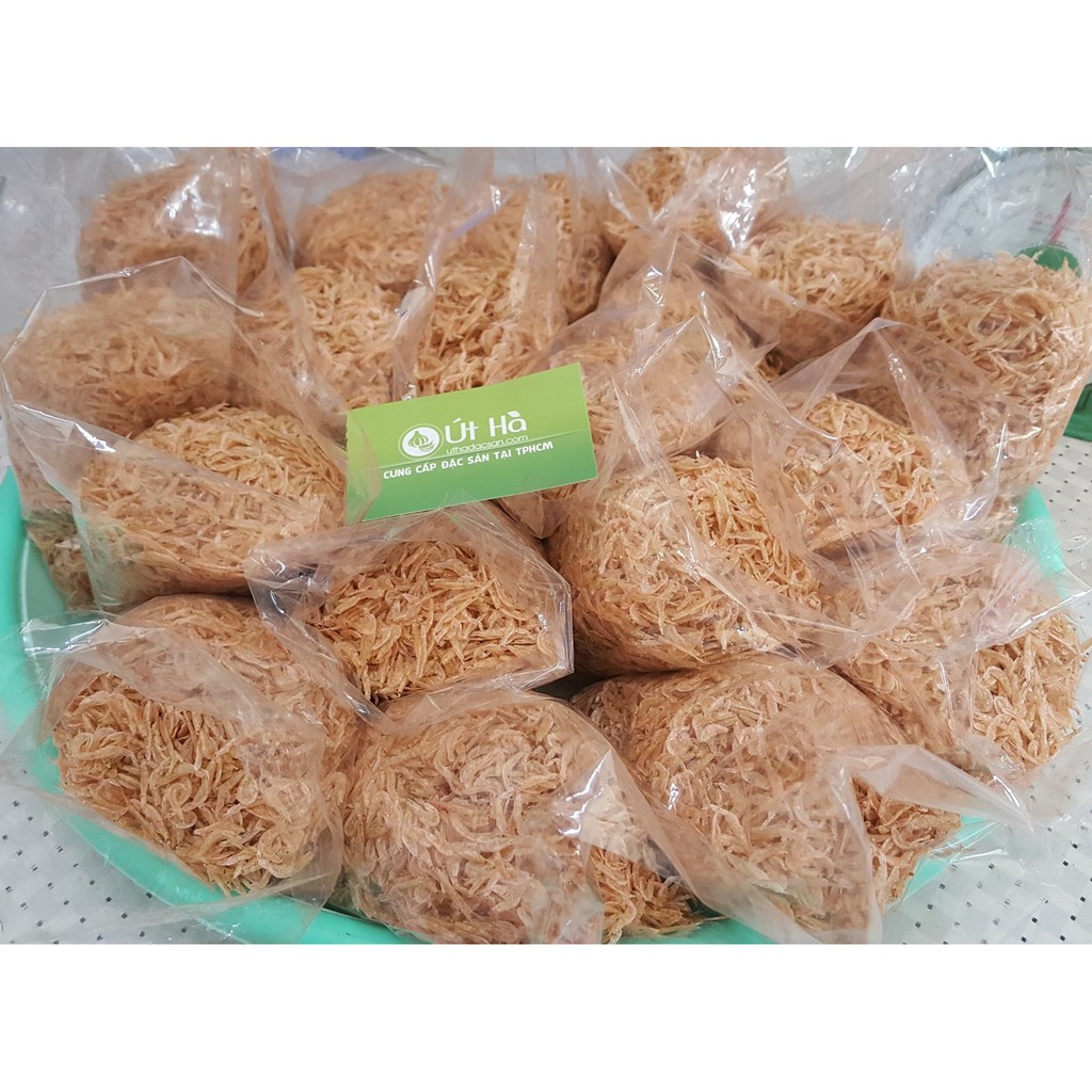 Ruốc Khô Quảng Ngãi Bịch 200gr Chính Gốc 100% Tự Nhiên Món Ăn Mộc Mạc Bình Dị - Út Hà Đặc Sản