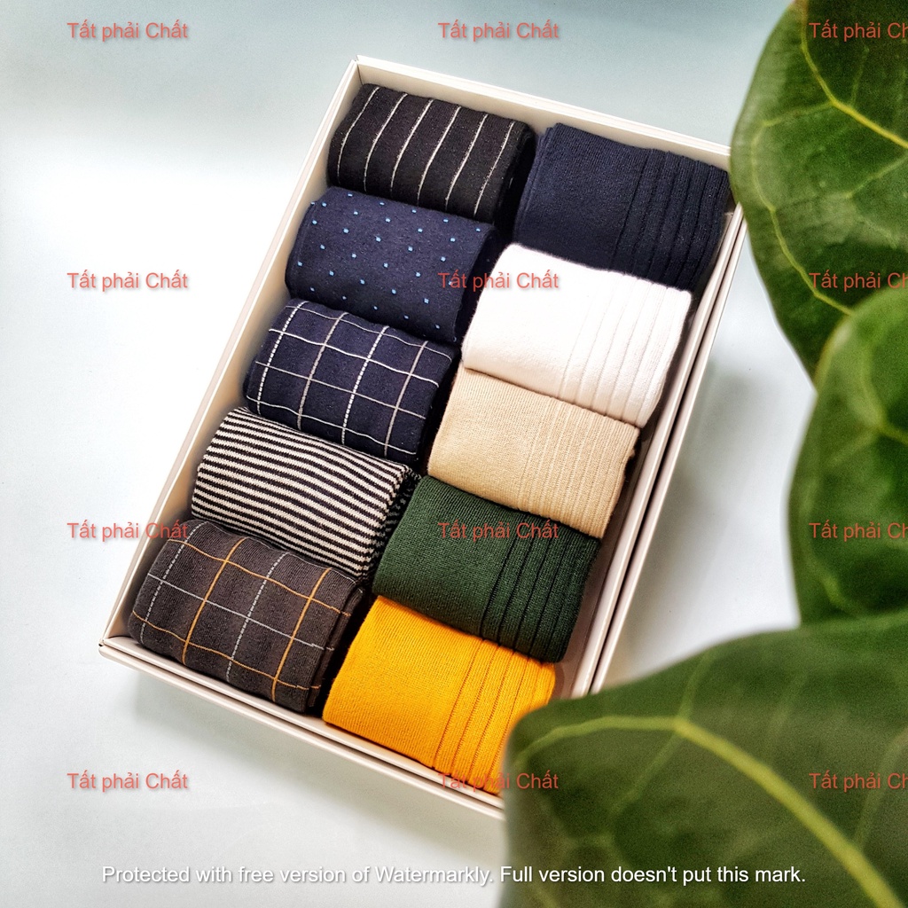 Hộp quà tặng - Tất nam lịch lãm, sang trọng - Hộp 10 đôi - Giao nhanh 2H - Hố Chí Minh