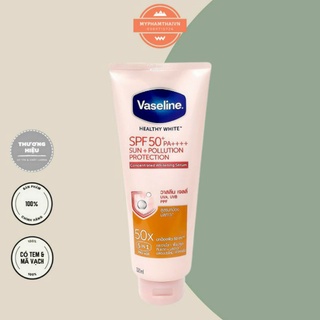 Dưỡng thể trắng da Vaseline 50x SPF 50++ Thái Lan 320ml
