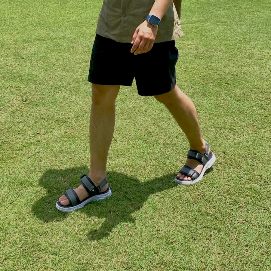 Giày Sandal Nam Nữ Unisex The BiLy Quai Ngang Dây Dù Đế Phylon Siêu Êm Nhẹ Màu Xám-BLDTMD03-Xám