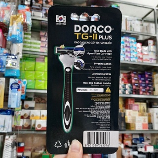 Dao cạo râu 2 lưỡi dorco tg-ii plus system tna 3001-