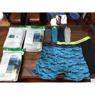 {Xả kho lỗ nghỉ bán} QUẦN LÓT CHO BÉ TRAI THƯƠNG HIỆU CALVIN KLEIN (Size S 15-20kg)