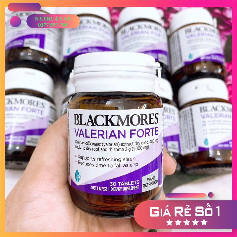 Viên uống giúp ngủ ngon Blackmores Valerian Forte 2000mg