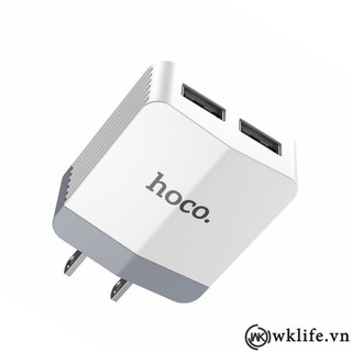 Cốc Sạc 2 Cổng USB 5V 2.4A Hoco C13B