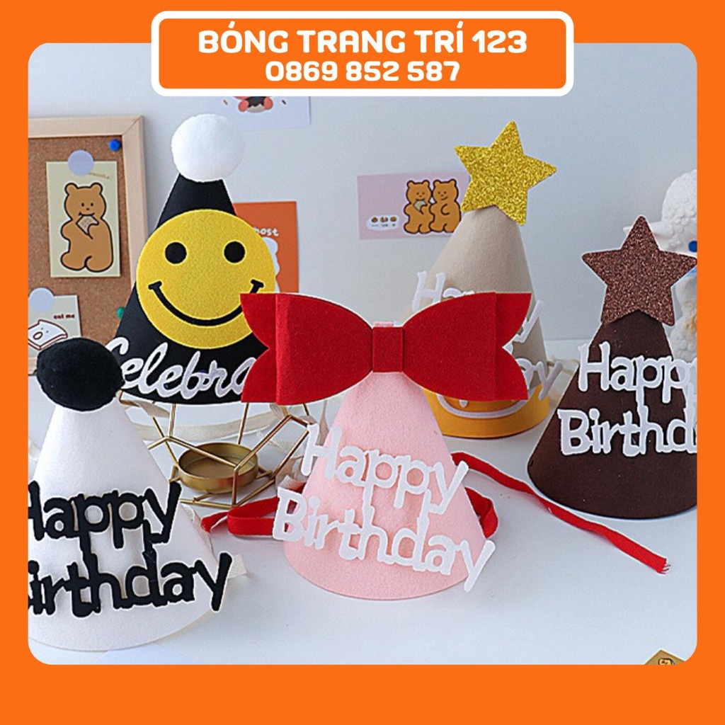 (HOT TREND) Mũ Chóp 3D Vải Dạ Phong Cách Hàn Quốc Cao 18CM
