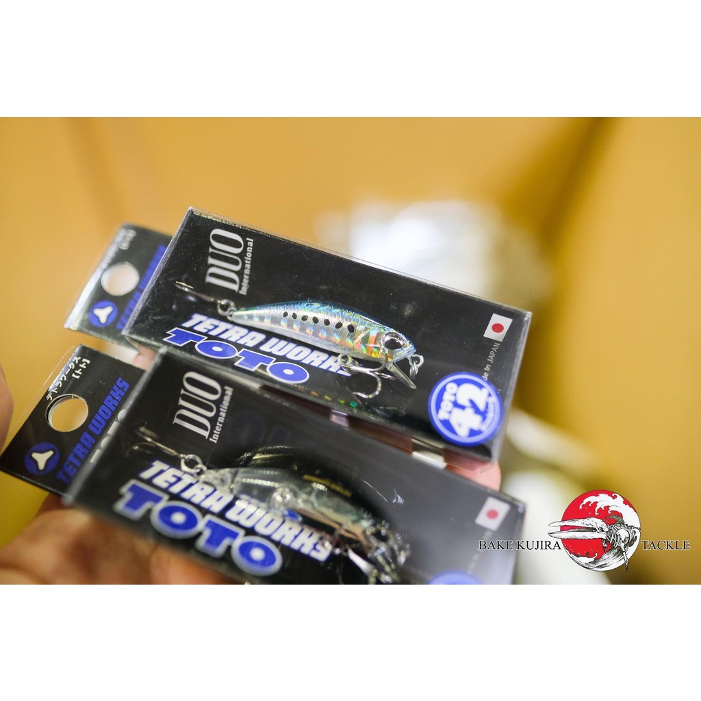 MỒI GIẢ CÂU CÁ CHÍNH HÃNG DUO TETRA WORKS TOTO 42S Length: 42mm Weight: 2.8g Type: Sinking