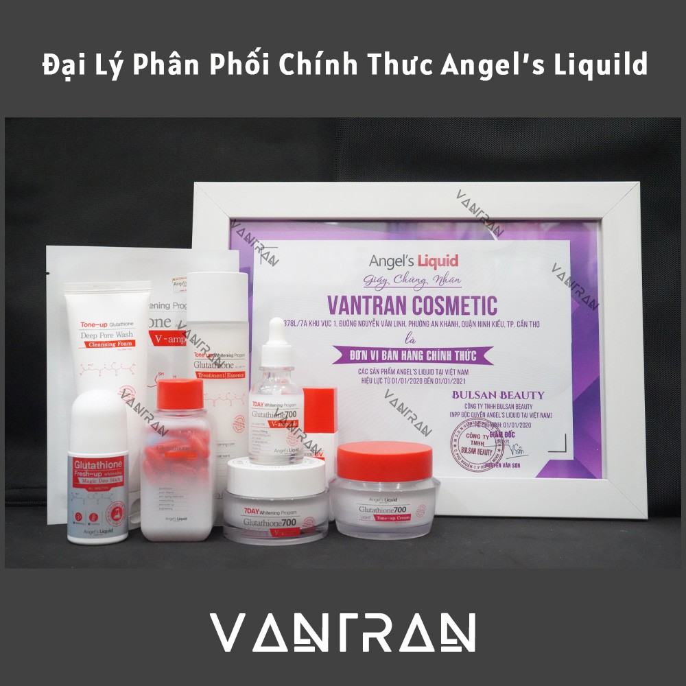 [Serum_Có Tem chống giả] Huyết Thanh Dưỡng Trắng Da, Làm Mờ Thâm Nám 7 DAY  Angel's Liquid Glutathione 700 V-Ampoule 30g