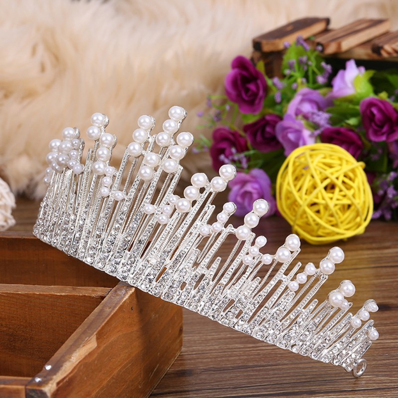 Vương miện công chúa xi * vintage cho cô dâu