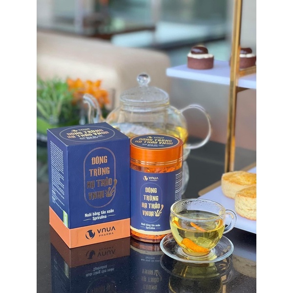 Đông Trùng Hạ Thảo Khô Cao Cấp từ tảo xoắn Spirulina hoopi 10g - Sản phẩm nghiên cứu của Học viện nông nghiệp Việt Nam