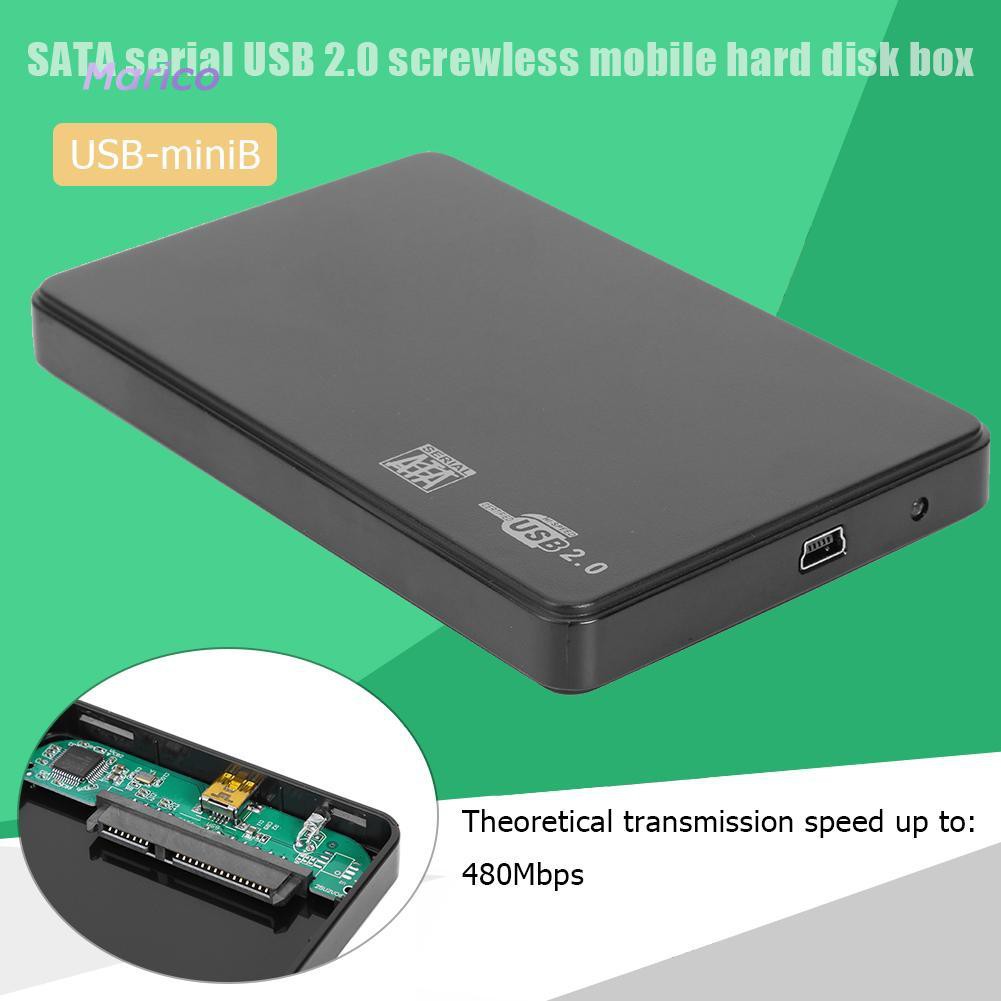 Hộp Đựng Ổ Cứng Ngoài 2.5 Inch Sata Usb2.0 | BigBuy360 - bigbuy360.vn