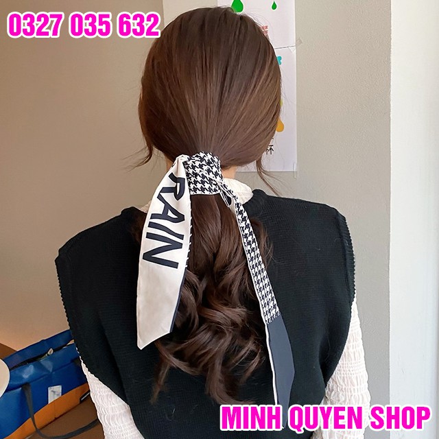 Dây Buộc Tóc Dạng Khăn Lụa Thời Trang Đẹp Và Đa Năng Cho Nữ
