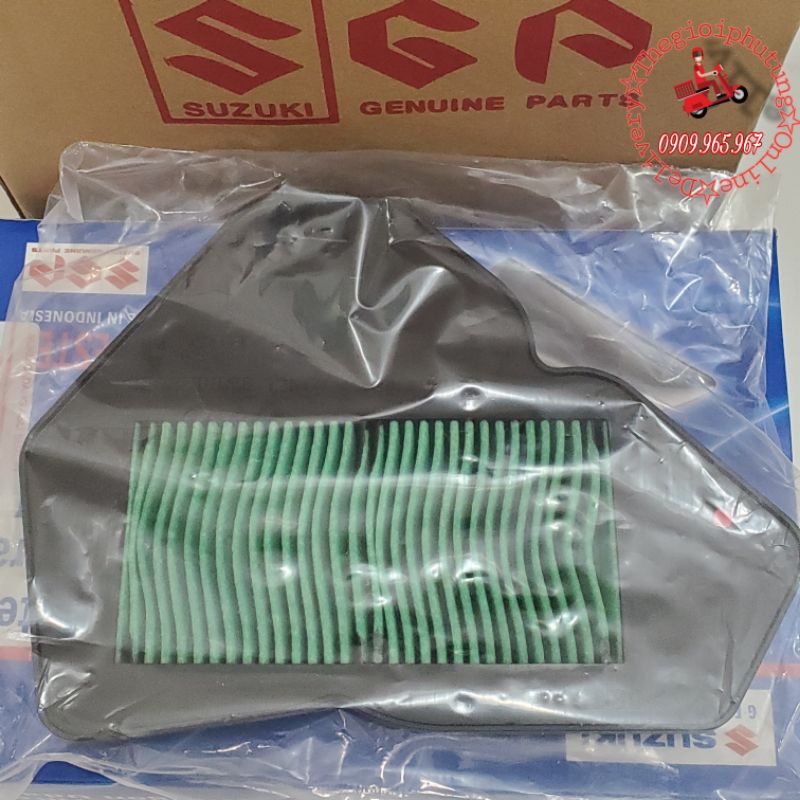 Lọc gió Raider FI /Satria FI zin mới hàng nhập khẩu Indonesia - 13780-12K00-000