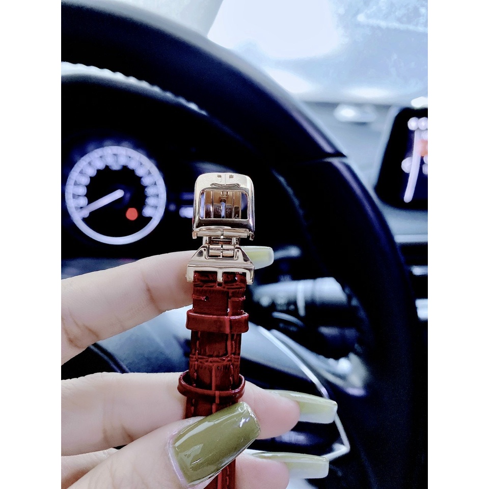 Đồng hồ nữ JAEGER LECOULTRE REVERSO ONE LEATHER RED - 33mm - Máy thụy - Bảo hành 24 tháng